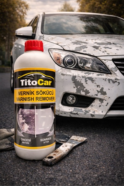 titocarpro TitoCar Vernik Sökücü Kimyasal 1 Litre
