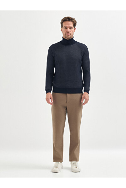 Karaca Erkek Regular Fıt Triko Kazak-Lacivert