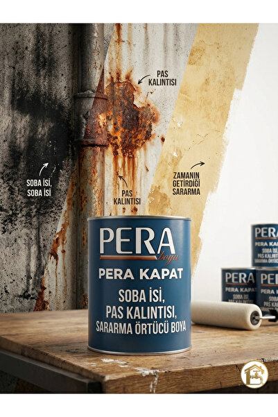 Pera Soba İsi Pas Sararma İs Örtücü Kapatıcı Boya