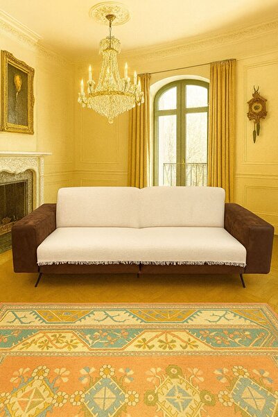 LUNGA VİTA Husa de scaun din material țesut cu model de orz 170x210 Husă pent...