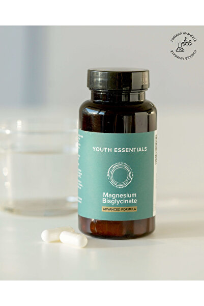 YOUTH ESSENTIALS Bisglicinat de magneziu, supliment alimentar, 60 capsule veg...