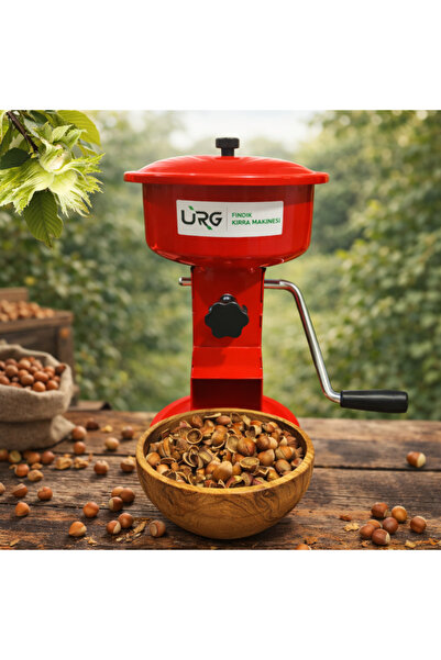 urg Practical Home Type Metal Nut and Walnut Cracking Machine Red