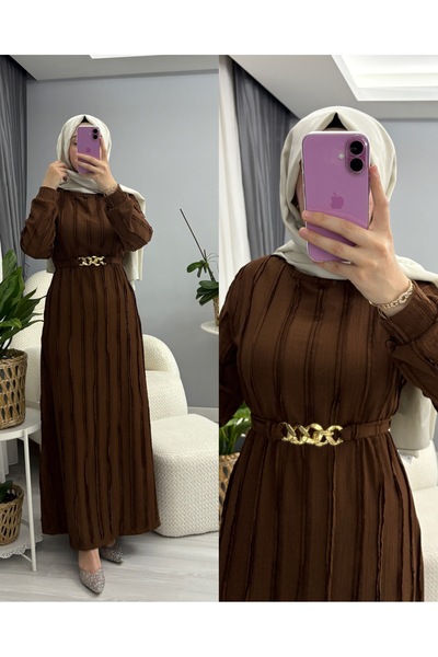 STİLSEN TESETTÜR BOYDAN ELBİSE