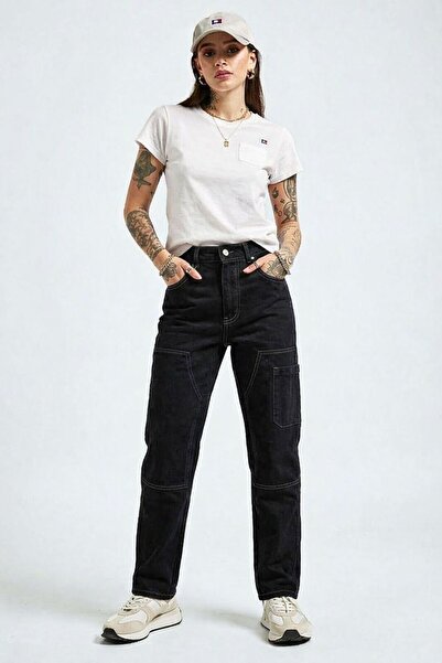 BPM Gabardine Baggy Cargo Women's Trousers