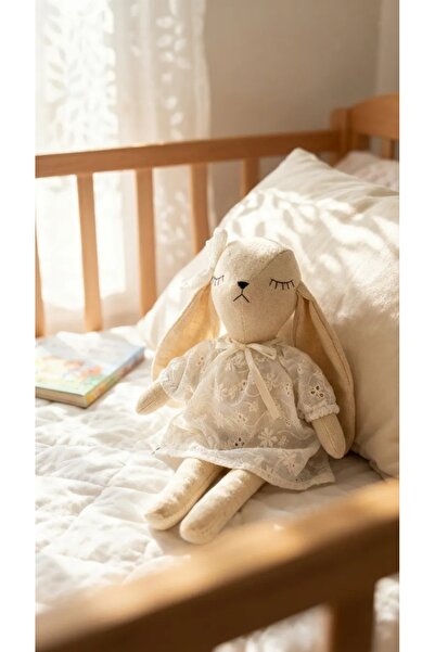 Atölye LİDYA Kız Bebek Uyku Arkadaşı Tavşan Oyuncak – Bebek Çocuk Uyku Arkada...