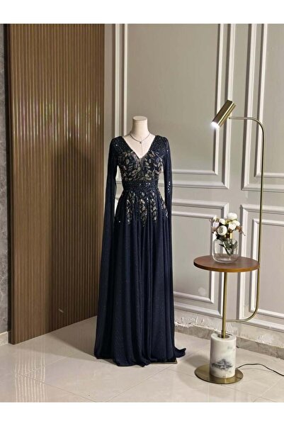 vanus fashion 6709-Long evening dress