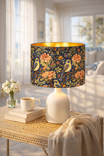 Mivera Maison Kumaş Kaplama Abajur Başlığı (25x20cm)