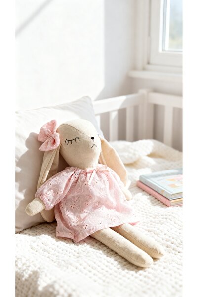 Atölye LİDYA Kız Bebek Uyku Arkadaşı Tavşan Oyuncak – Bebek Çocuk Uyku Arkada...