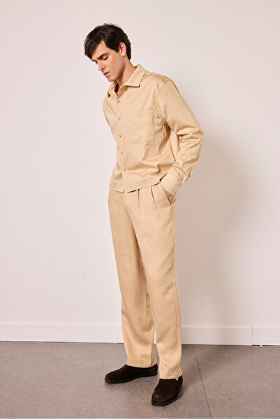 Beyyoglu Pileli Lastikli Pantolon