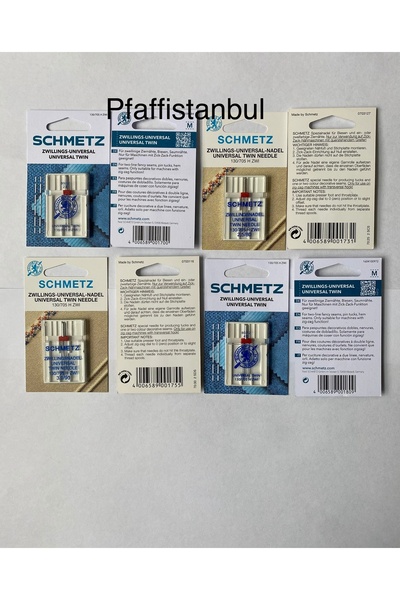 SCHMETZ ÇİFT İĞNE SETİ 4'LÜ ( 1 PAKET= 1 ADET )