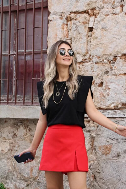 bytugcekaya Tricou negru Aller Detail