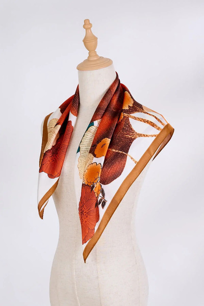 Otantik Çarşı Shawl Brown 68X68 Cm. K105418