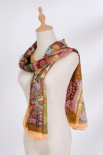 Otantik Çarşı Xiangyun Gauze Scarf Digital Printing 72X90 Cm. K105343