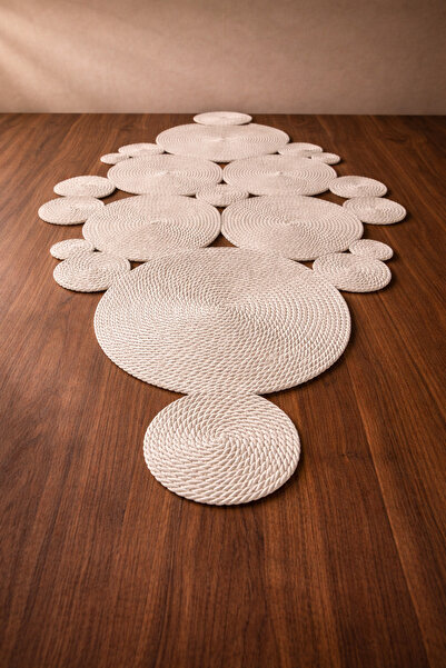 Naspar Față de masă/Traversă de masă/Articol pentru prezentare din nurcă desc...