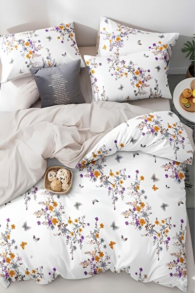 İQON Set navlaka za poplun sa elastičnim plahtama - DŽUNGLA NARANČASTA Dvostr...