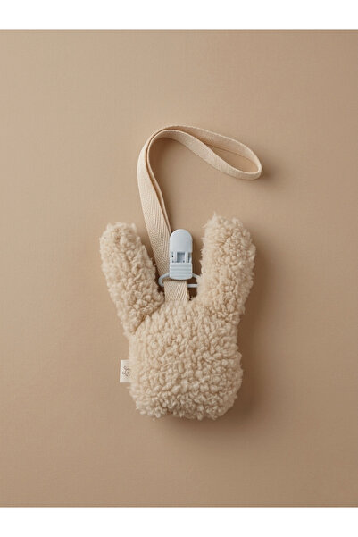 vivimade Teddy Bunny Emzik Askısı Krem Klipsli