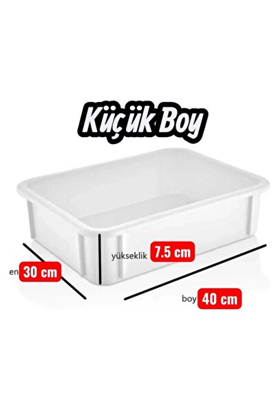 Genel Markalar Küçük Boy Polipropilen Pızza Ve Hamur Teknesi ( Kapaklı ) 400x...