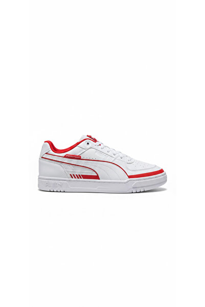 Puma 309103 02 F1 Caven III Beyaz-Kırmız Erkek Spor Ayakkabı