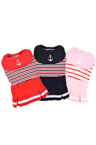 puppia Nautical Dog Outfit