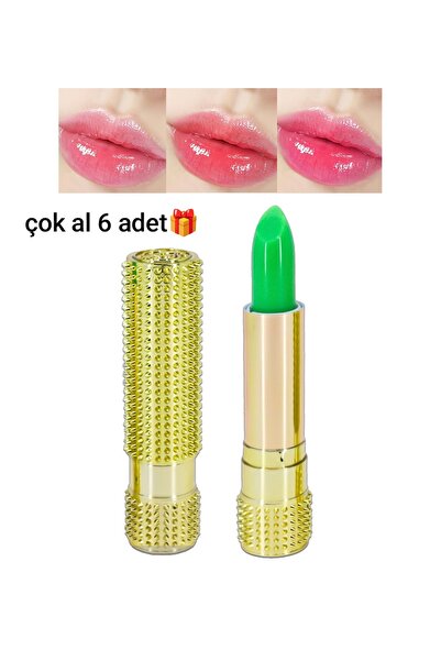 Rose 6 Adet Kozmetik Sihirli 24 Saat Kalıcı Renk Değiştiren Ruj