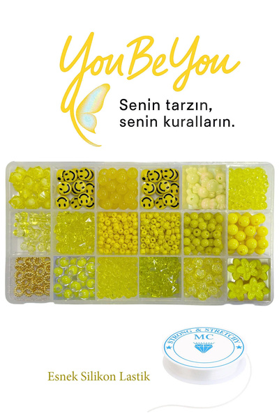 By MO Accessories Çocuklar Için Fimo Soft Renkli Boncukla Takı Yapma Hobi Set...