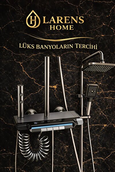Larens Safira Piyano Dijital Duş Seti