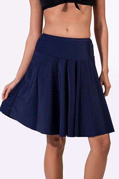 Endeep Kadın Lacivert Uzun Deniz Eteği