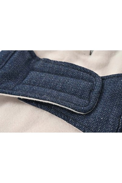 Pet Luxe Denim Fleece Dog Outfit