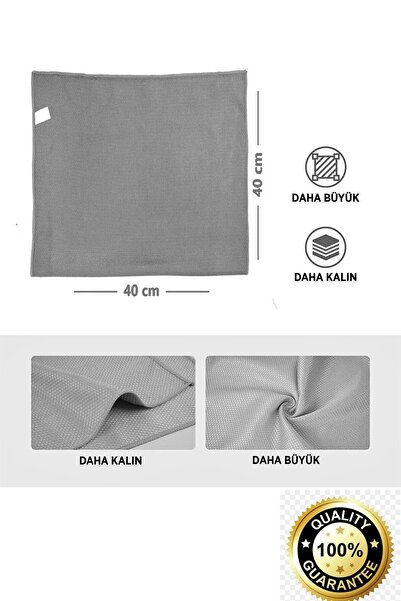 M.Y. TASO Extra 4'lü Araç Yıkama Kurulama Temizlik Paket-kurulama(40X40 CM)- Cam Bezi(40X40 CM)-eldiven-sünger