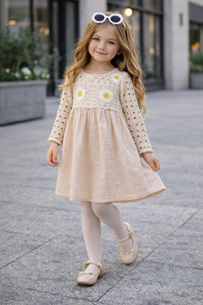 KOKOŞ BEBEK Κοριτσίστικο φόρεμα μουσελίνας