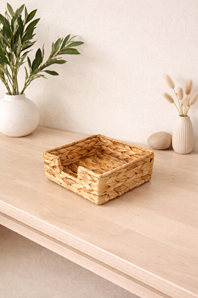 KaiHome Ψάθινη θήκη για χαρτοπετσέτα Water Hyacinth