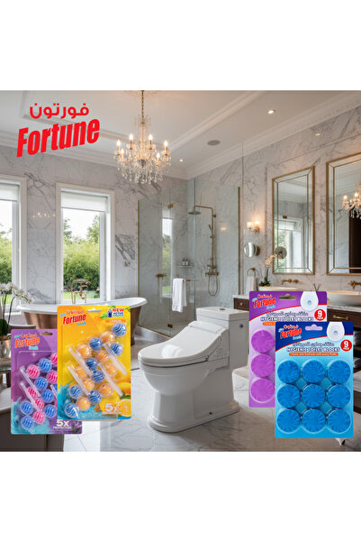 Fortune Toilet Rim Block Lavender Pack Of 2 Multicolour 4x55grams