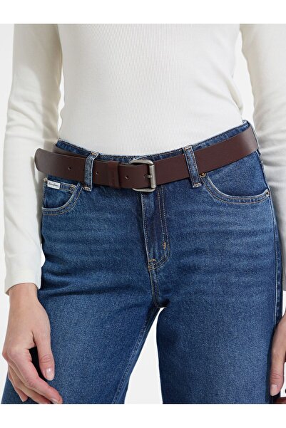 Guess Hammered Leather Belt