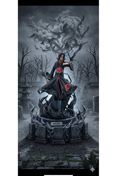 KOLAYEV Anime Naruto Itachi Uchiha Figürü – 30 cm – ALK5322 – Koleksiyonluk P...