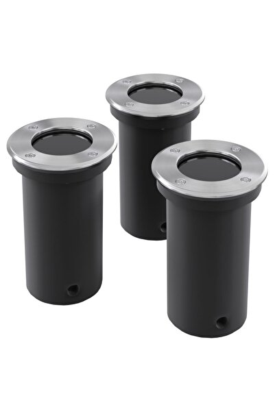 Concept Lumini pentru grădină la nivelul pământului rotunde 3 buc.