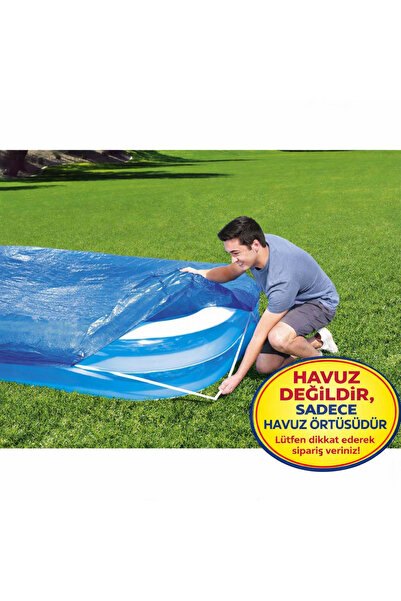 TOYFEST Dikkat!.. Havuz Değildir Toz Böcek Yosun Yaprak Kirden Koruma Amaçlı ...