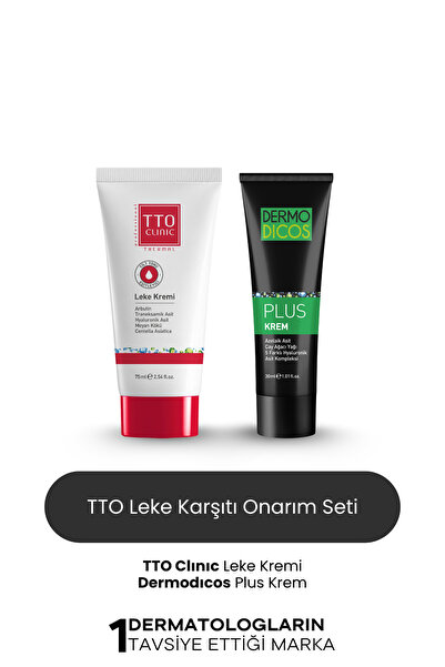 TTO CLINIC LEKE KREMİ 75ML + DERMODICOS PLUS KREM 30ML