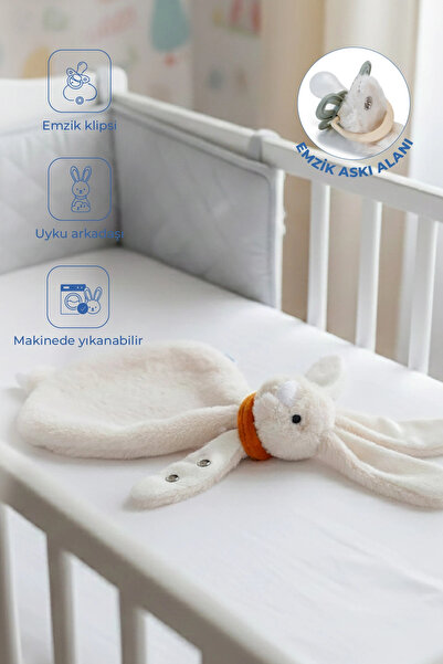 Babyjem Emzik Askılı Tavşan Uyku Arkadaşı