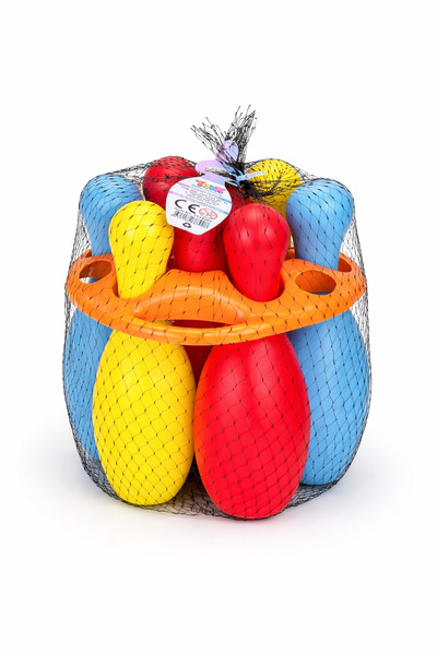 Toyx Bowling Oyun Seti 8 Parça – Çocuk Bowling Oyunu, 6 Pin + Top, Taşıma Apa...