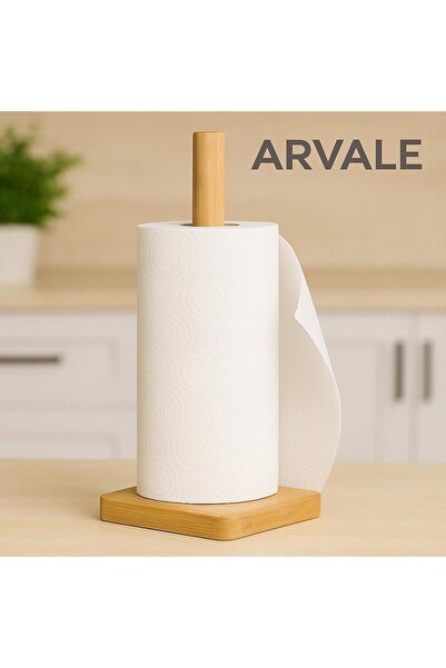 ARVALE Τετράγωνη θήκη για χαρτοπετσέτες από μπαμπού Αντιολισθητική βάση 1 τεμ...