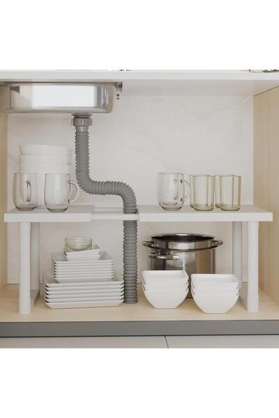 ARVALE Raft organizator modular extensibil și reglabil pentru dulapuri cu un ...