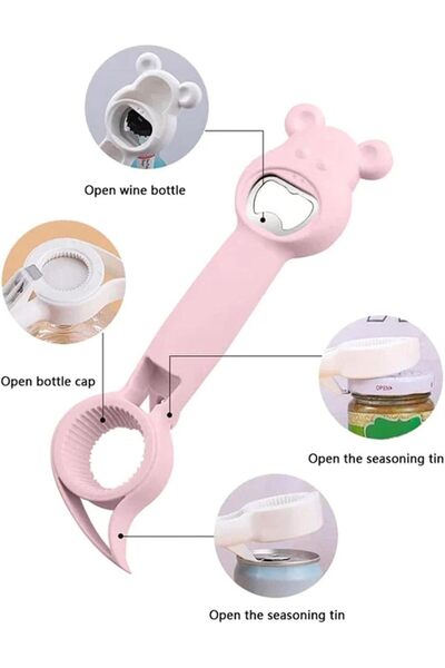 ARVALE قطعة واحدة 4 في 1 - فتاحة شخصية أرنب عملية وعملية