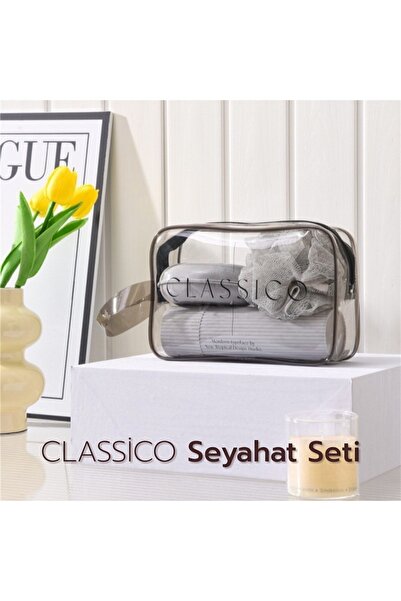 ARVALE CLASSİCO Дорожній набір для ванної кімнати | Душова губка, мильниця, г...