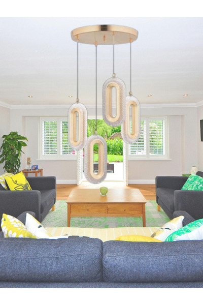 B&F STORE NEW STYLE Roma 4Lü Gold Avize