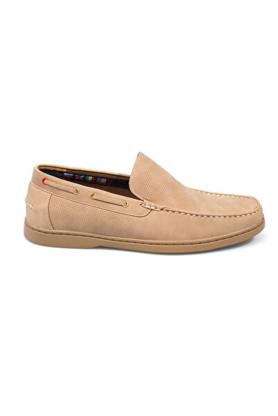 UNIC RO Mocasini bărbătești, Unique, Zefir, piele, bej - 42