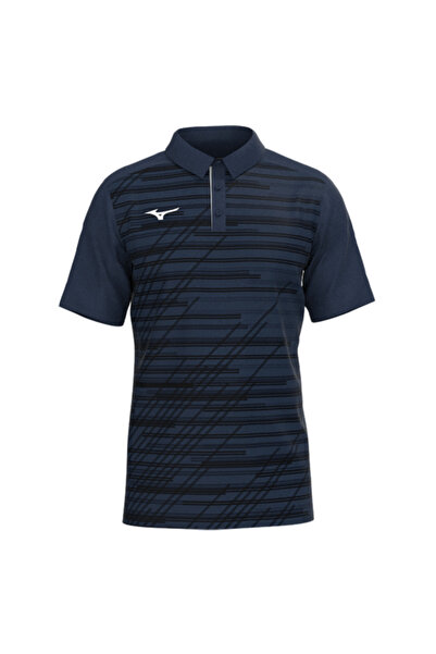 MIZUNO Tricou polo Chiba pentru bărbați, bleumarin