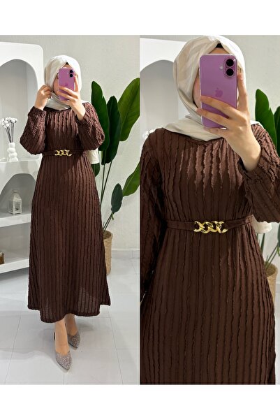 STİLSEN TESETTÜR BOYDAN ELBİSE