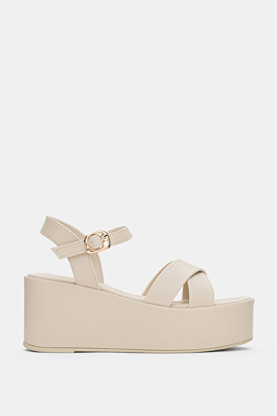 selin shoes Sandale Bonnie pentru femei - Curea la gleznă cu accesorii aurii