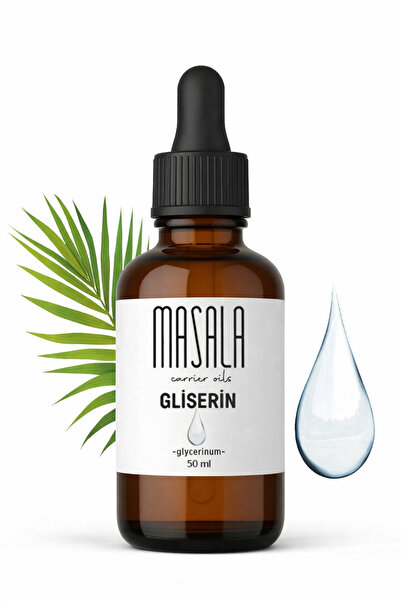 Masala Bitkisel Gliserin 50 ml – %100 Saf Ve Doğal – Cilt Ve Kozmetik Uyumlu