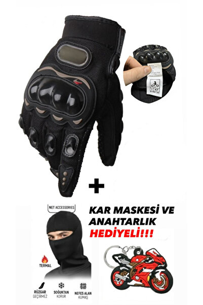 Edelvays Shop MOTOSİKLET BİSİKLET ELDİVENİ YASAYA UYGUN TS EN13594 ETİKETLİ K...